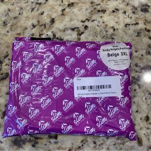 Slim Body Angels Size 3XL Plus Size High Waisted Shaper Panties Beige NEW 3 PAIR